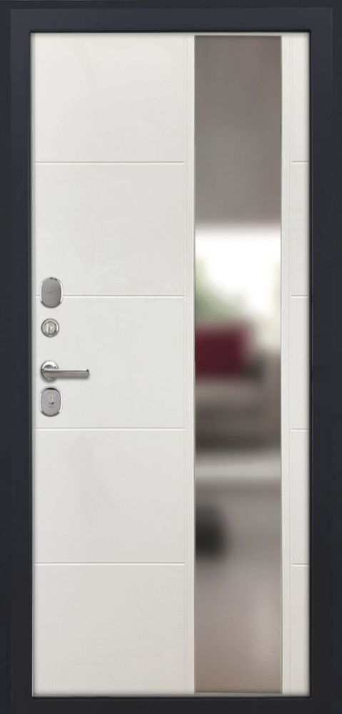 Товар Дверь ДвериПРО L-Термо серебро ФЛЗ-649 капучино (зеркало) DPRO195756