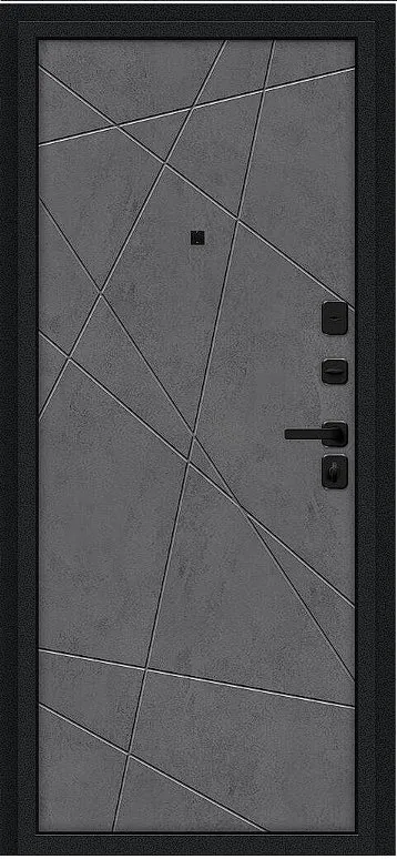 Товар Дверь Браво Граффити-5/SBlack Букле черное/Slate Art DIS007412